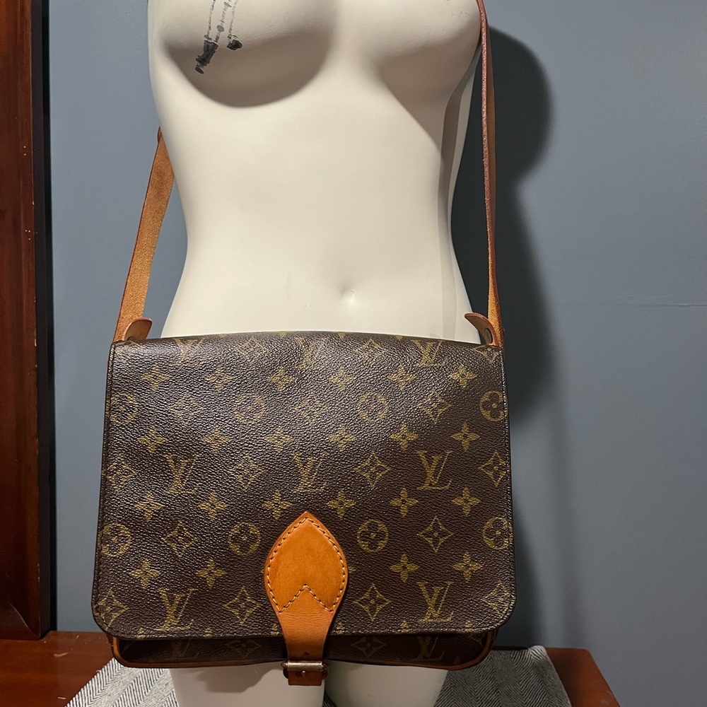Louis Vuitton Monogram Cartouchiere Crossbody GM